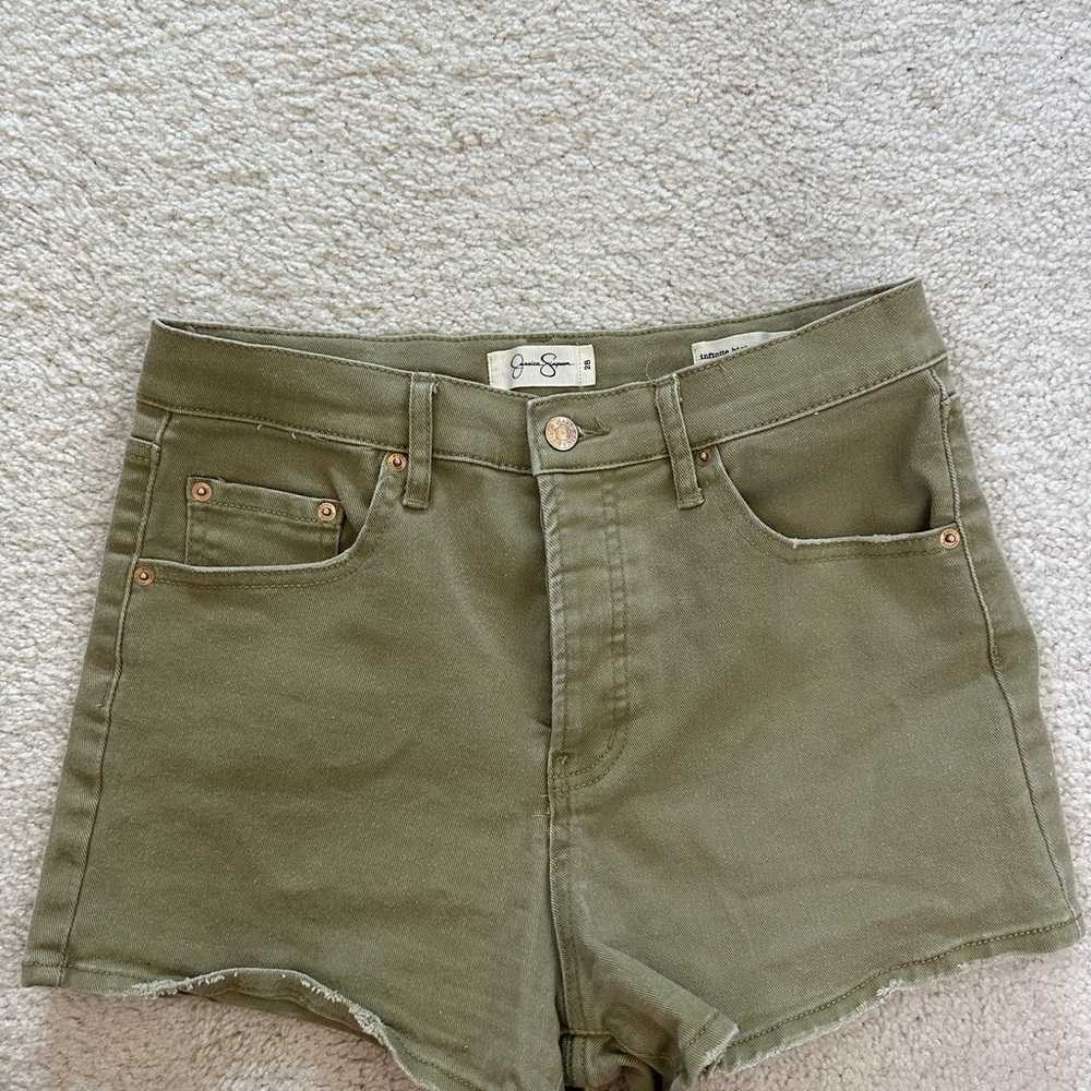 Jessica Simpson Olive Green Women Shorts